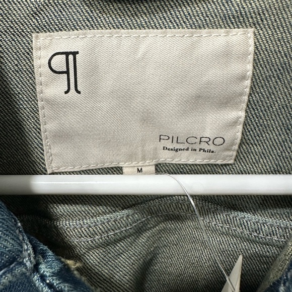 NWT Anthropologie Pilcro Quilted Denim Jacket - Picture 2 of 6